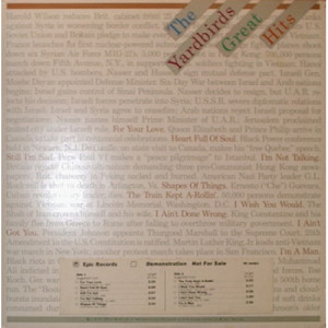 Yardbirds - Great Hits - LP - Vinyl - LP