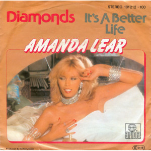 AMANDA LEAR - Diamonds / It's A Better Life - Vinyl - 7'' PS