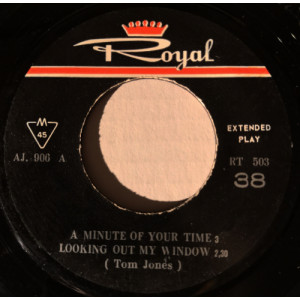 Tom Jones - A Minute Of Your Time / Looking Out My Window - Vinyl - EP