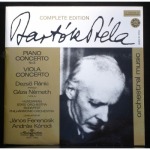 Dezso Ranki - Geza Nemeth - Ferencsik - Korodi - BARTOK: Piano Concerto No.3 / Viola Concerto - Vinyl - LP Gatefold