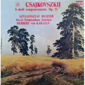 Sviatoslav Richter Herbert von Karajan Wiener Symp - TCHAIKOVSKY - Piano Concerto No.1 - Vinyl - LP