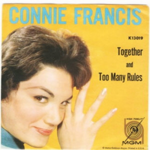 Connie Francis - Together And Too Many Rules - Vinyl - 7'' PS