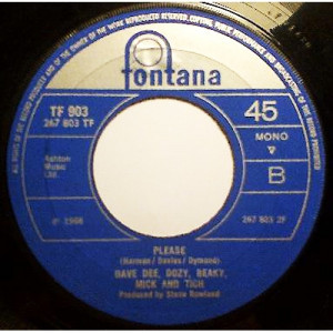 Dave Dee,Dozy,Beaky,Mick & Tich - The Legend Of Xanadu / Please - Vinyl - 7"