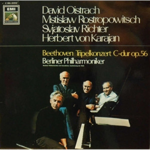 David Oistrach,rostropowitsch,richter,karajan - Beethoven:tripelkonzert C-dur Op.56 - Vinyl - LP