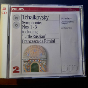 Igor Markevitch - London Symphony Orchestra - Tchaikovsky ‎– Symphonies Nos.1-3 • Francesca Da Rimini - CD - 2CD