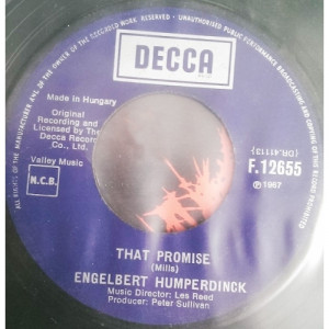 Engelbert Humperdinck - Last Waltz / That Promise - Vinyl - 7"