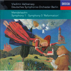 Vladimir Ashkenazy - Deutsches Symphonie-Orchester - Mendelssohn ‎– Symphony No.1 / Symphony No.5 Reformation - CD - Album