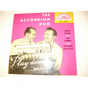 Milan Blaha and Jiri Fabera with Rhythmic Section - The Accordion Duo play dance music - Vinyl - EP