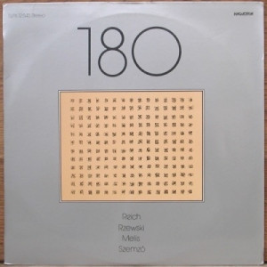 Group 180 - Reich / Rzewski / Melis / Szemzo - Vinyl - LP