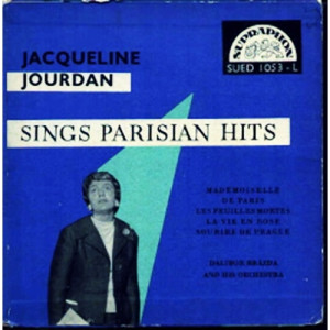 Jacqueline Jourdan - Sings Parisian Hits - Vinyl - EP