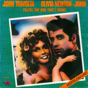 John Travolta & Olivia Newton-John - You're The One That I Want / Alone At A Drive-In Movie - Vinyl - 7'' PS