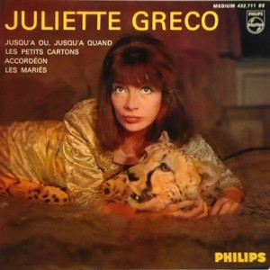 Juliette Greco - Josqu'a Ou,Josqu'a Quand - Les Petits Cartons - Accordeon -  - Vinyl - EP