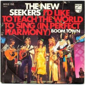 New Seekers - I`d Like To Teach The World To Sing / Boom Town - Vinyl - 7'' PS