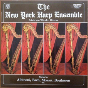 New York Harp Ensemble - Works By Albinoni- Bach- Mozart- Beethoven Etc. - Vinyl - LP