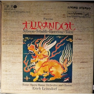 Nilsson-tebaldi-bjoerling-tozzi-leinsdorf - Puccini - Turandot - Vinyl - LP Box Set
