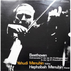 MENUHIN YEHUDI AND HEPHZIBAH - Beethoven Violin Sonatas No.5 (Spring)/No.9 (Kreutzer) - Vinyl - LP