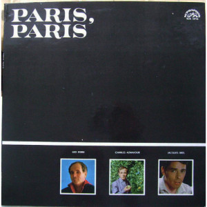 Charles Aznavour / Jacques Brel / Léo Ferré - Paris, Paris - Vinyl - LP Gatefold