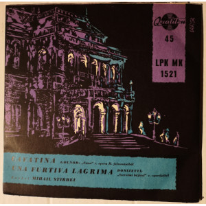 Mihail Stirbei - Cavatina / Una Furtiva Lagrima - Vinyl - 7'' PS
