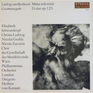 Elisabeth Schwarzkopf - Nicolai Gedda - Karajan - BEETHOVEN - Missa Solemnis in D Major Op. 123 - Vinyl - 2 x LP