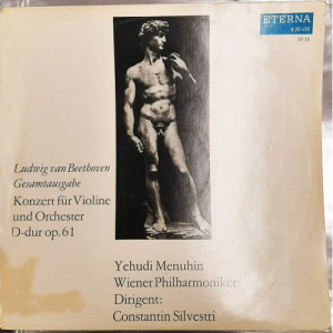 Yehudi Menuhin- Constantin Silvestri- Wiener Philh - BEETHOVEN - Concerto for Violin and Orchestra in D Major - Vinyl - LP