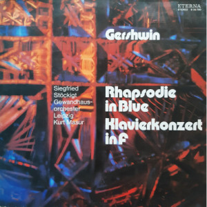 Kurt Masur - Gewandhausorchester Leipzig - GERSHWIN Rhapsody in Blue - Concerto in F  - Vinyl - LP