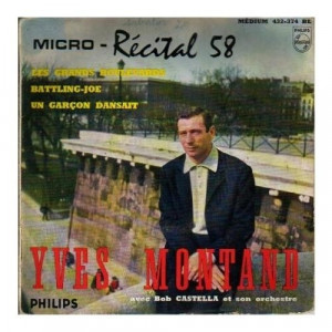 Yves Montand - Micro-Recital 58 No. 7 - Vinyl - EP