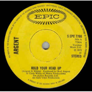 Argent - Hold Your Head Up - Vinyl - 7"