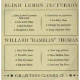 Blind Lemon Jefferson / Ramblin' Thomas - The Country Blues-Texas