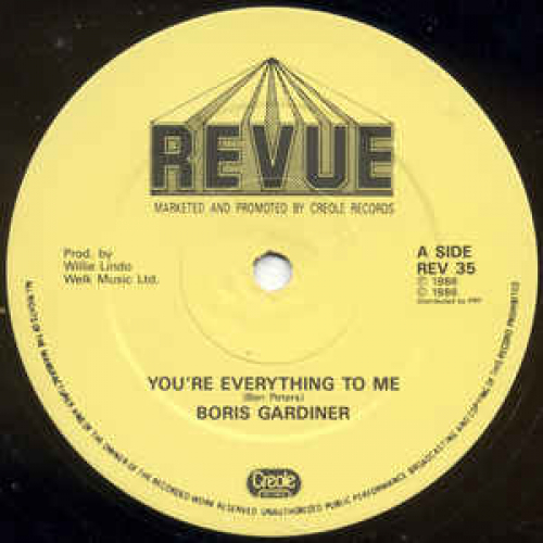 Boris Gardiner - You're Everything To Me / Last Night - Vinyl - 12" 