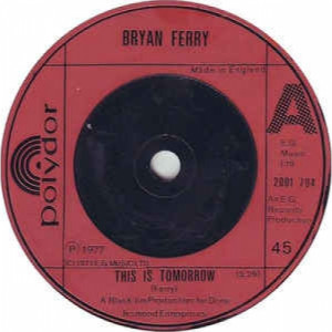 Bryan Ferry - This Is Tomorrow - Vinyl - 45''