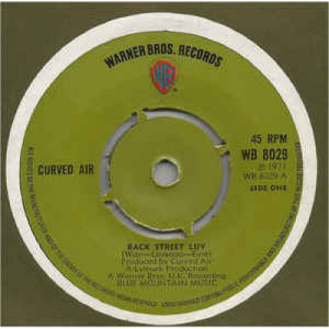 Curved Air - Back Street Luv - Vinyl - 45''