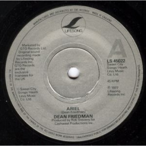 Dean Friedman - Ariel - 7'' - Vinyl - 7"