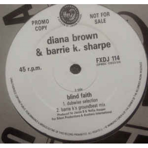 Diana Brown & Barrie.K Sharpe - Blind Faith - Vinyl - 12" 