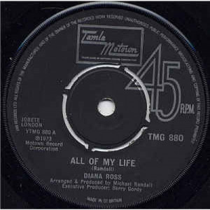 Diana Ross - All Of My Life - Vinyl - 45''