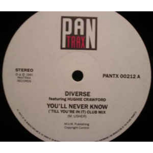 Diverse Featuring Hughie Crawford - You'll Never Know (Till You're In It) - Vinyl - 12" 