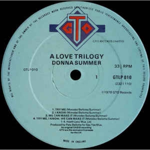 Donna Summer - A Love Trilogy - Vinyl - LP