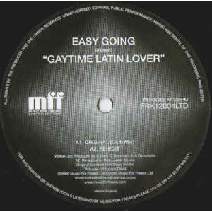 Easy Going - Gaytime Latin Lover - Vinyl - 12" 