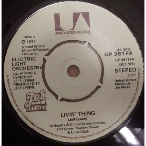 Electric Light Orchestra - Livin' Thing - Vinyl - 45''