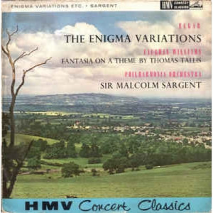 Elgar,Vaughan Williams,Philharmonia Orchestra - The Enigma Variations / Fantasia On A Theme By Thomas Tallis - Vinyl - LP