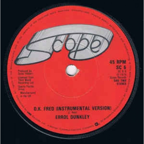 Errol Dunkley - OK Fred - Vinyl - 45''
