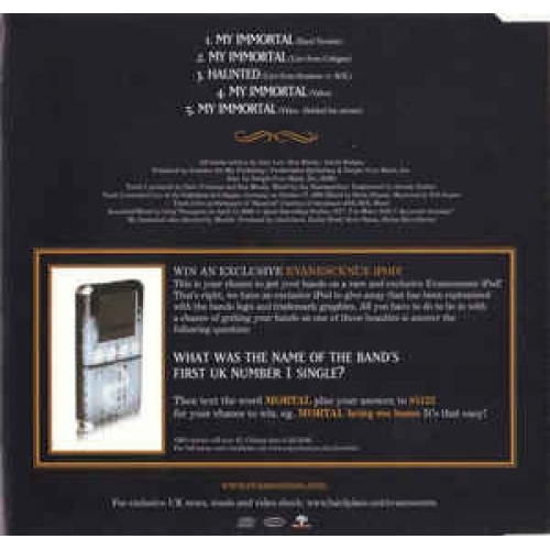 Evanescence - My Immortal - CD - Album