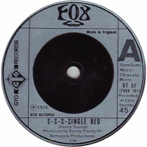 Fox - S-S-S-Single Bed - 7''- Single, Sil - Vinyl - 7"