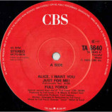 Full Force - Alice,I Want You Just For Me