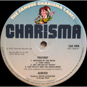 Genesis - Foxtrot - Vinyl - LP