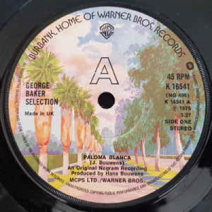 George Baker Selection - Paloma Blanca - Vinyl - 7"