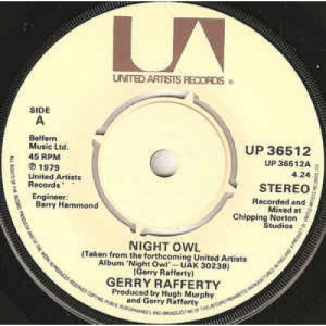 Gerry Rafferty - Night Owl - Vinyl - 45''