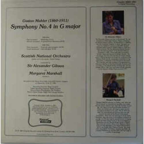 Gustav Mahler,Scottish National Orchestra,Sir Alex - Symphony No.4 - Vinyl - LP Gatefold