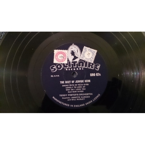 Jerome Kern ,Teddy Foster's Orchestra - The Best Of Jerome Kern - Vinyl - 10'' Mini LP