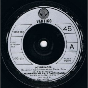 Manfred Mann's Earth Band - Joybringer - 7''- Single - Vinyl - 7"
