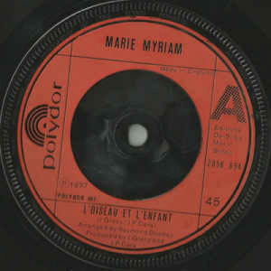 marie Myriam - L'Oiseau Et L'Enfant - Vinyl - 45''